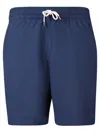 Polo Ralph Lauren Traveler Straight-leg Mid-length Swim Shorts In Blue