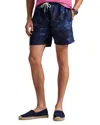 Polo Ralph Lauren Mens Spy Bear Traveller Branded-print Swimming Trunks In Black