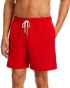 Polo Ralph Lauren Embroidered-logo Corduroy Shorts In Red