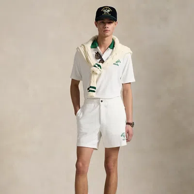 Polo Ralph Lauren 6-inch Polo Prepster Terry Graphic Short In White