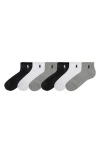 Polo Ralph Lauren 6-pack Ankle Socks In Ghast