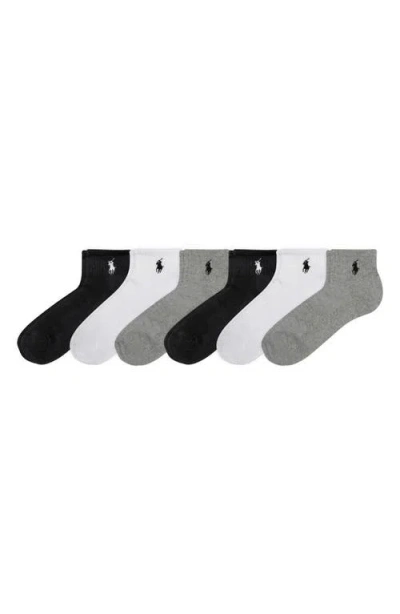 Polo Ralph Lauren 6-pack Ankle Socks In Ghast
