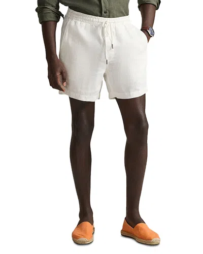 Polo Ralph Lauren 6 Polo Prepster Linen Shorts In White