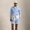 Polo Ralph Lauren 6.5-inch Loopback Fleece Short In Chambray Blue