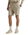 Polo Ralph Lauren 6.5 Inch Loopback Fleece Shorts In Stoneware Gray
