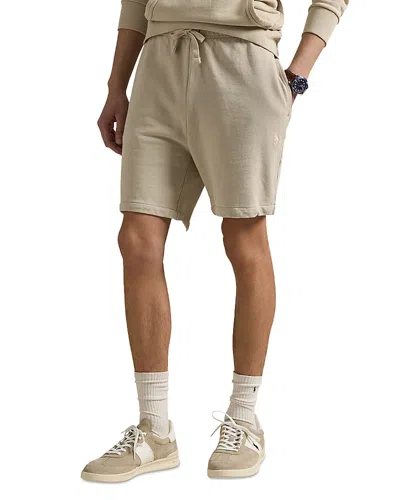 Polo Ralph Lauren 6.5 Inch Loopback Fleece Shorts In Stoneware Gray