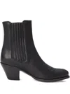 Polo Ralph Lauren 70mm Chelsea Western Ankle Boots