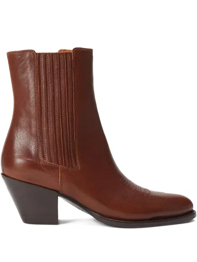 Polo Ralph Lauren 70mm Western Chelsea Boots