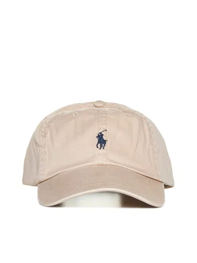 Polo Ralph Lauren 710548524-005 Embroidered Pony Baseball Cap In Neutral