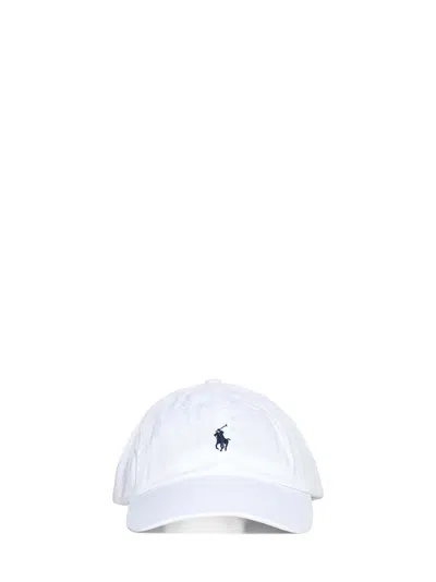 Polo Ralph Lauren 710548524-011 Embroidered Pony Baseball Cap In White