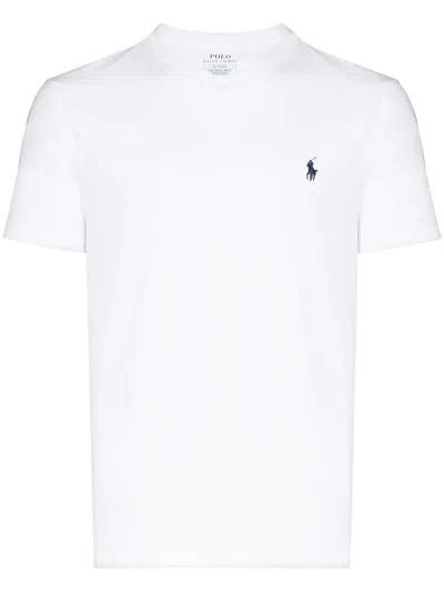 POLO RALPH LAUREN SHORT SLEEVES SLIM FIT T-SHIRT,710.680785.003 094 003 WHITE