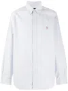 Polo Ralph Lauren Sport Shirt Long Sleeve In Blue