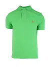 Polo Ralph Lauren Pique Polo Shirt Polo Shirts Green In Green