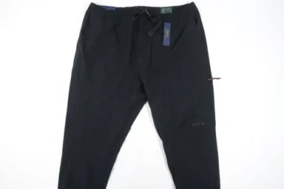 Pre-owned Polo Ralph Lauren 711747953001 Black Xlt Jogger Classic Tapered Fit Hiking Pants