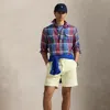 Polo Ralph Lauren 8-inch Polo Prepster Mineral-dyed Short In Lime