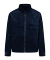 Polo Ralph Lauren Logo-embroidered Cotton-corduroy Jacket In Blue