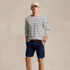 Polo Ralph Lauren 8.5-inch Classic Fit Linen-cotton Short In Newport Navy