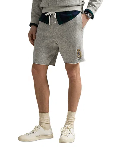 Polo Ralph Lauren 8.5 Polo Bear Fleece Short In Gray