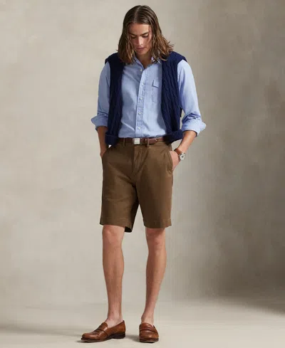 Polo Ralph Lauren 9-inch Stretch Classic Fit Chino Short In Brown