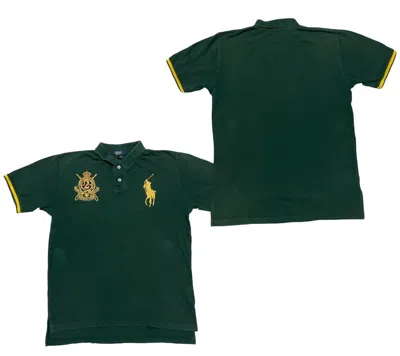 Pre-owned Polo Ralph Lauren 90's Polo By Ralph Laurent County Riders & Jockey Club In Green