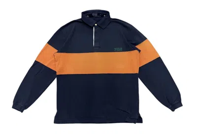 Pre-owned Polo Ralph Lauren 90's Polo By Ralph Laurent Polo Shirt Small Logo Long Sleeve In Multi