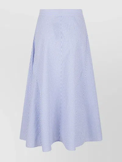 POLO RALPH LAUREN A-LINE HIGH WAIST STRIPED SKIRT