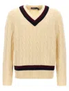 POLO RALPH LAUREN AARAN CABLE SWEATER SWEATER, CARDIGANS