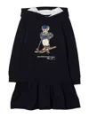 Polo Ralph Lauren Abito In Maglia Polo Bear E Big Pony In Blue