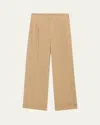 Polo Ralph Lauren Acklie Houndstooth Tweed Pant In Cla Tan