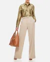 Polo Ralph Lauren Acklie Pleated Wool-gabardine Wide-leg Pants In Beige