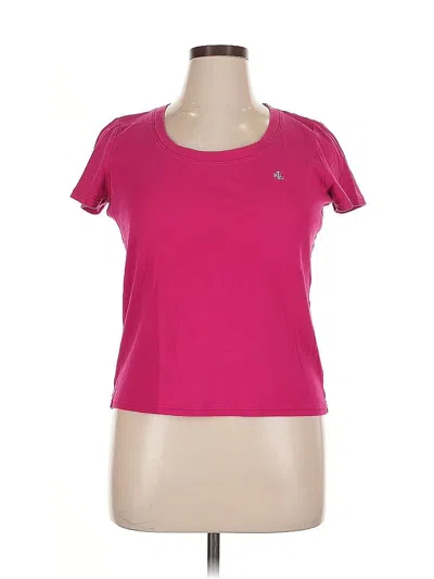 Pre-owned Polo Ralph Lauren Active T-shirt In Pink