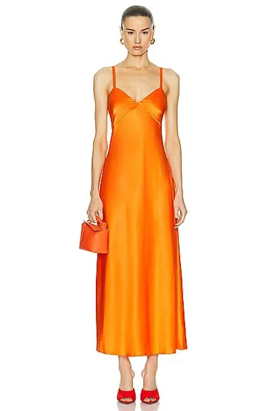 Polo Ralph Lauren Addison Dress In Bright Signal Orange