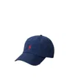 Polo Ralph Lauren Blue Baseball Cap With Logo Embroidery In Cotton Man In Blue