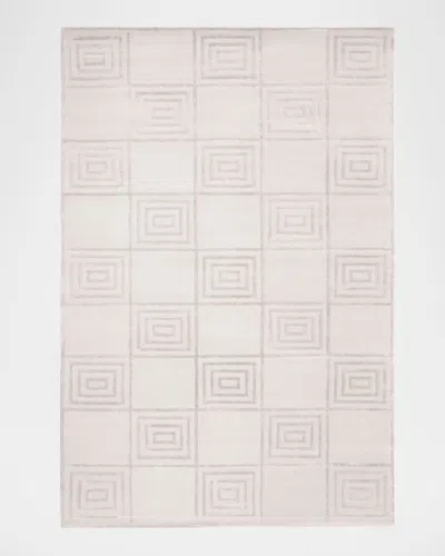 Polo Ralph Lauren Alistair Tiles Hand Knotted Rug In Sterling