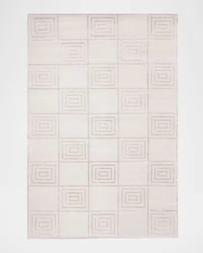 Polo Ralph Lauren Alistair Tiles Hand Knotted Rug In Sterling