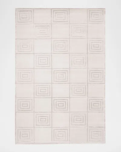 Polo Ralph Lauren Alistair Tiles Hand Knotted Rug In Sterling