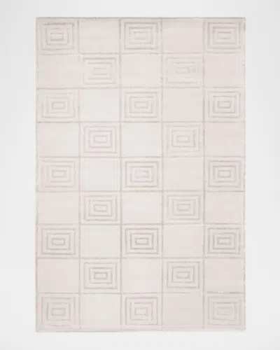 Polo Ralph Lauren Alistair Tiles Hand Knotted Rug In Sterling