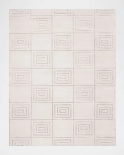 Polo Ralph Lauren Alistair Tiles Hand Knotted Rug In Sterling