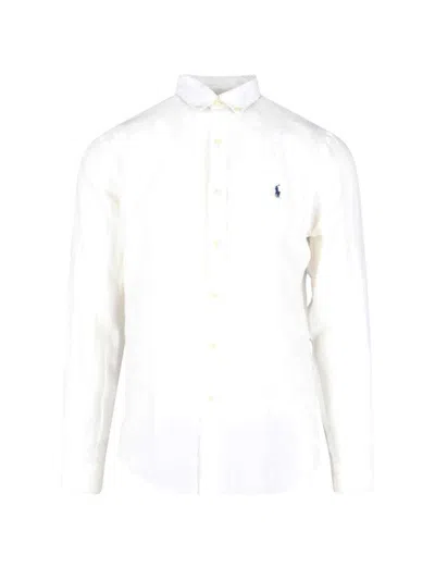 Polo Ralph Lauren All Fits Lightweight Shirt In Ceramic White