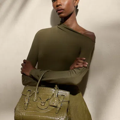 Polo Ralph Lauren Alligator Soft Ricky 27 In Dusty Sage