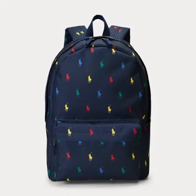 POLO RALPH LAUREN ALLOVER PONY BACKPACK