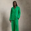 Polo Ralph Lauren The Madison Woven Pajama Set In Amazon/bright Royal