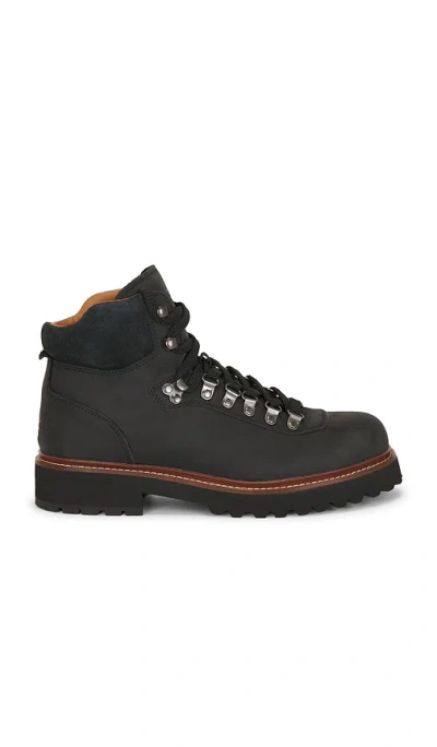 Polo Ralph Lauren Alpine Lite Leather And Suede Mid Cut Boot In Transparent