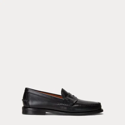 Polo Ralph Lauren Alston Leather Penny Loafer In Black