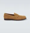 Polo Ralph Lauren Alston Suede Penny Loafer In Brown