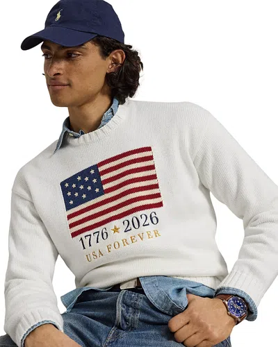 Polo Ralph Lauren American Icons Stamp Sweater In Multi