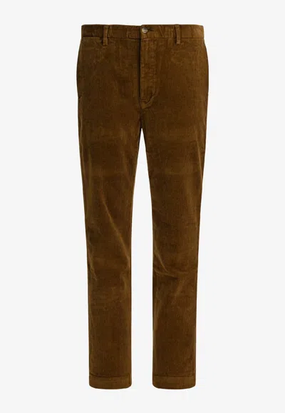 Polo Ralph Lauren Andover Corduroy Pants In Brown