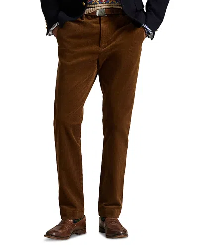 Polo Ralph Lauren Andover Slim Fit Stretch Corduroy Pants In Brown