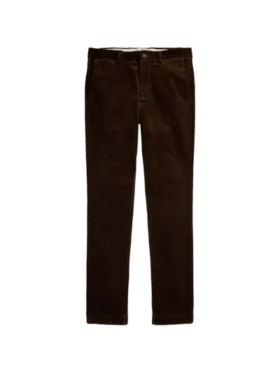 Polo Ralph Lauren Andover Slim-fit Stretch Trousers In Brown
