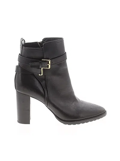 Pre-owned Polo Ralph Lauren Ankle Boots In Black